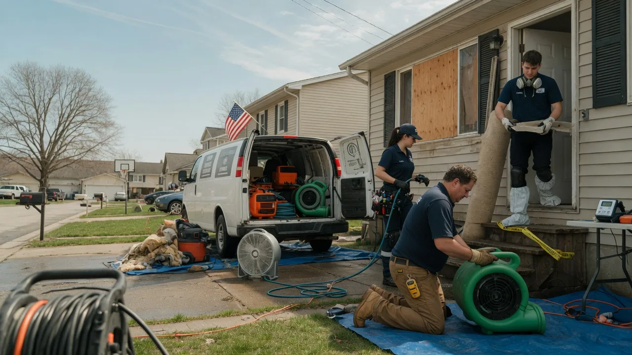 Water Damage Restoration in Lake Crystal, MN near me